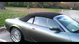 Jaguar Xk8 Modded l Mina Exhaust l Dual Taillights l Remote Top l Hideaway License Plate  more [upl. by Hploda]