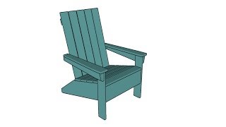 Free adirondack chair plans [upl. by Terag]