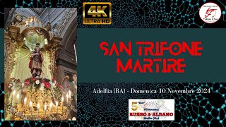 4K Adelfia San Trifone 2024 Day Show Pirotecnica 5 Botte Albano amp Russo [upl. by Gnos]