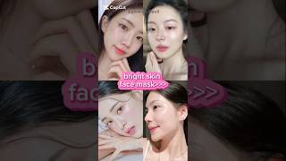 bright skin face mask🌷✨skincare beautytips aesthetic facemask diyfacemask fyp viralshort [upl. by Ahsienak25]