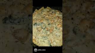 Deconstructed chicken amp spinach alfredo lasagna [upl. by Ahsitaf]