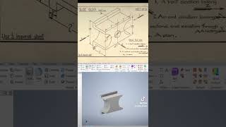 Day 2 of completing a drawing textbook cad engineering solidworks autodesk drawing dailyvlog [upl. by Adnyc944]