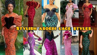 Stunning asoebi lace styles 2024  Lace dress designs for owanbe  Ankara styles [upl. by Secundas]