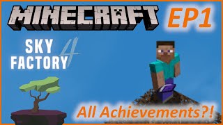 ALL ACHIEVEMENTS Sky Factory 4 EP1 [upl. by Mil596]