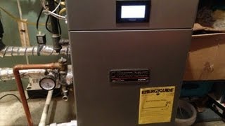 Burnham  Alpine 210 Condensing Boiler amp Honeywell  7Day Programmable Thermostat [upl. by Bor]