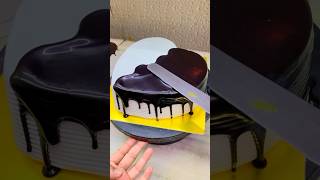 Chocolate hearts ♥️ new cake design beautiful 🤩 shortvideo cake youtube [upl. by Ahsaz]