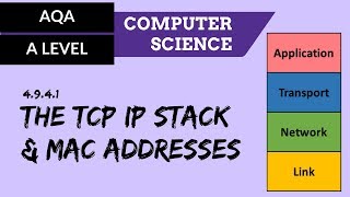 AQA A’Level The TCP IP stack and MAC addresses [upl. by Pfeffer]