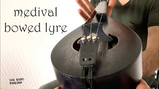 Medieval bowed lyre  Gudok by Jackharps workshop [upl. by Alexandre]