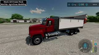 Mack AR Frame Pack  New Mod  Farming Simulator 22 [upl. by Guido]