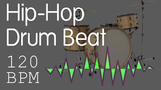 Hip Hop Drum Beat 120 Bpm  High Quality [upl. by Etteuqram688]