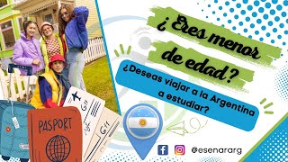 🚨📢¿Eres Menor de Edad y Quieres Estudiar en la Argentina📢🚨 [upl. by Erma]