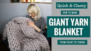 3 Hour Crochet Blanket Fastest and Easiest [upl. by Nytsyrk]