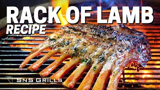 Grilled Rack Of Lamb on a charcoal grill  Easy BBQ Rack of Lamb Recipe  How To [upl. by Ayenat255]