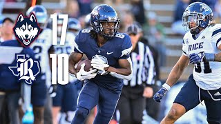 HIGHLIGHTS  UConn Football vs Rice [upl. by Becket]