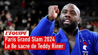 Paris Grand Slam 2024  Teddy Riner glane son 8e titre synonyme de record  Le replay de sa finale [upl. by Jenine]