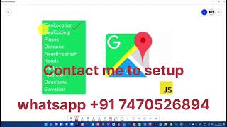 Google Maps API in Hindi  Geolocation GeoCoding Distance Matrix Places API in JavaScript [upl. by Auqinot]