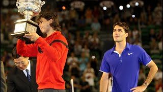 Rafael Nadal vs Roger Federer  Australian Open 2009 Final Highlights [upl. by Resiak]