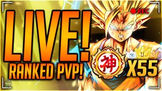 LL SSJ2 GOHAN ZENKAI 55x GOD RANKED PvP PLAYER Dragon Ball Legends [upl. by Nickles]