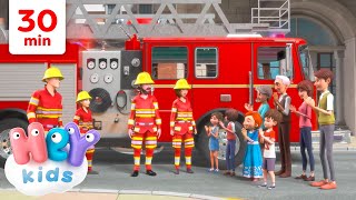 Caminhão De Bombeiro   Canções Educativas para Crianças  HeyKids Português [upl. by Tunk392]