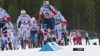 Längdskidor Världscupen Lillehammer 2017  Skiathlon Damer [upl. by Purvis961]