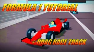 How to build a car  Formula 1 tutorial  Drag race to end Roblox Build a Boat for Treasure  Ep 3 [upl. by Cammy323]