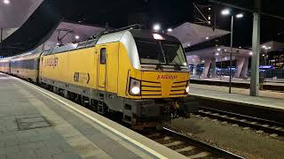 Abfahrt des Schnellzug 1137 quotgepardexpressquot am 29122023 in Wien Hbf [upl. by Lysander455]