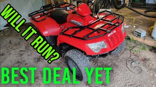 2006 ARTIC CAT 400 4x4 Quad For 900 Dollars Will It Run [upl. by Bannasch78]