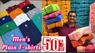 Tshirt 50 offer hotsale  Tirupur plain Tshirt manufacturer wholesale and retail  100 cotton [upl. by Rusticus455]