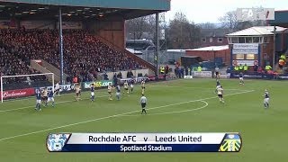 ROCHDALE AFC vs LEEDS UNITED 20 Official Goals amp Highlights FA Cup Third Round [upl. by Dwyer494]