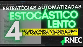 Automação de Estratégias no ProfitChart  4 Setups com Estocástico Lento  RNEC Indicadores [upl. by Astiram]