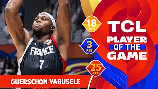 Guerschon Yabusele 18 PTS  TCL Player Of The Game  LBN vs FRA  FIBA Basketball World Cup 2023 [upl. by Gildus]