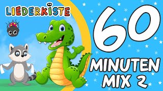 KINDERLIEDERMIX 60 MINUTEN Vol 2  20 unserer beliebtesten Kinderlieder in einem Mix [upl. by Nosremaj]