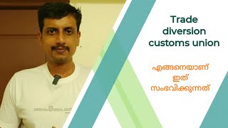 Trade diversion customs union  Malayalam  Deepesh Manoharan   LIFE ECONOMICS [upl. by Nnalyrehs]