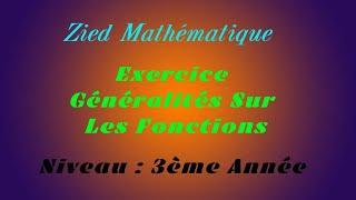 02 Généralités Sur Les Fonctions 3ème Math  Science  Technique [upl. by Danny15]