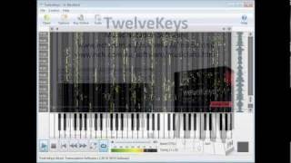 How To Use TwelveKeys Music Transcription Software  Tutorial [upl. by Ettesyl]