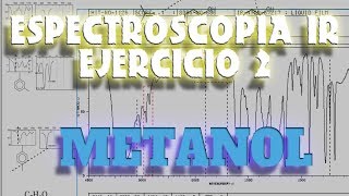 Espectroscopia IR Metanol alcoholes primarios [upl. by Krischer820]