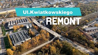 Przebudowaremont Ul Kwiatkowskiego w BielskuBiałej [upl. by Dincolo]