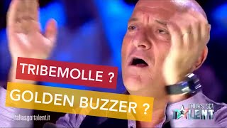 ITALIAS GOT TALENT  i Tribemolle quotAlmeno quanto mequot è già tormentone [upl. by Willy419]