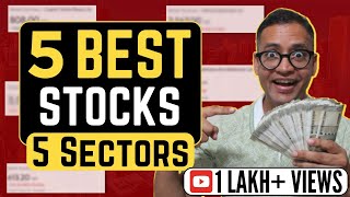 5 Stocks From 5 Different Sectors For Long Term Investment  Best Stocks  Rahul Jain Analysis [upl. by Manouch]