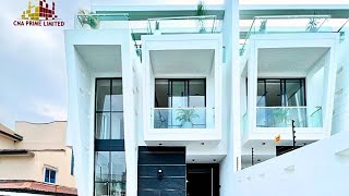 TOUR OF A ₦290 MILLION 626403 5 Bedroom Semi Detached SMART HOME in OSAPA London LEKKILagos [upl. by Nnairak]