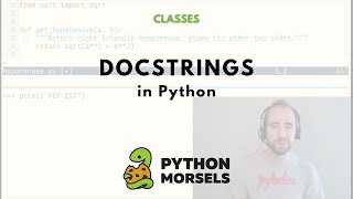 Docstrings in Python [upl. by Giles]