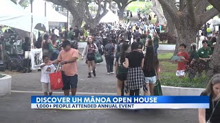 UH Manoa welcomes 1000 students at annual Discover Open House event [upl. by Asseralc]