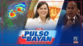 LIVE Pulso ng Bayan with Admar Vilando at Jade Calabroso  Nov 6 2024 [upl. by Adihahs]