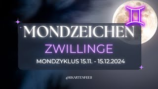 ♊️ZWILLINGE🌕MONDZEICHEN🌕Lass die Vergangenheit ruhen151115122024 [upl. by Yatnwahs100]