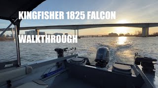 Kingfisher 1825 Falcon Water Test and Walkthrough [upl. by Doolittle]