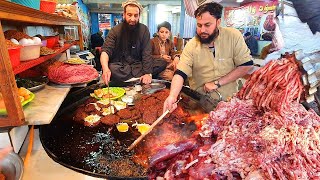 How the most famous Chapli Kabab made  Special Chapli KABAB recipe  Most famous street food [upl. by Kyriako402]