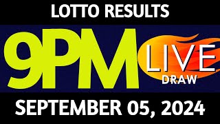 Lotto Result Today 900 pm draw September 05 2024 Thursday PCSO LIVE [upl. by Dene]