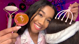 ASMR Girl Who’s Obsessed With You Invites You To a Sleepover 😴 Personal Attention ASMR [upl. by Kay637]