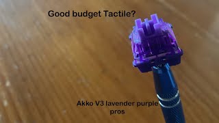 Akko V3 Lavender Pro Switch [upl. by Sherline]