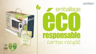 Eco concept Eco design Eco responsabilité Gamme Bamboo  Avidsen [upl. by Nilerual]